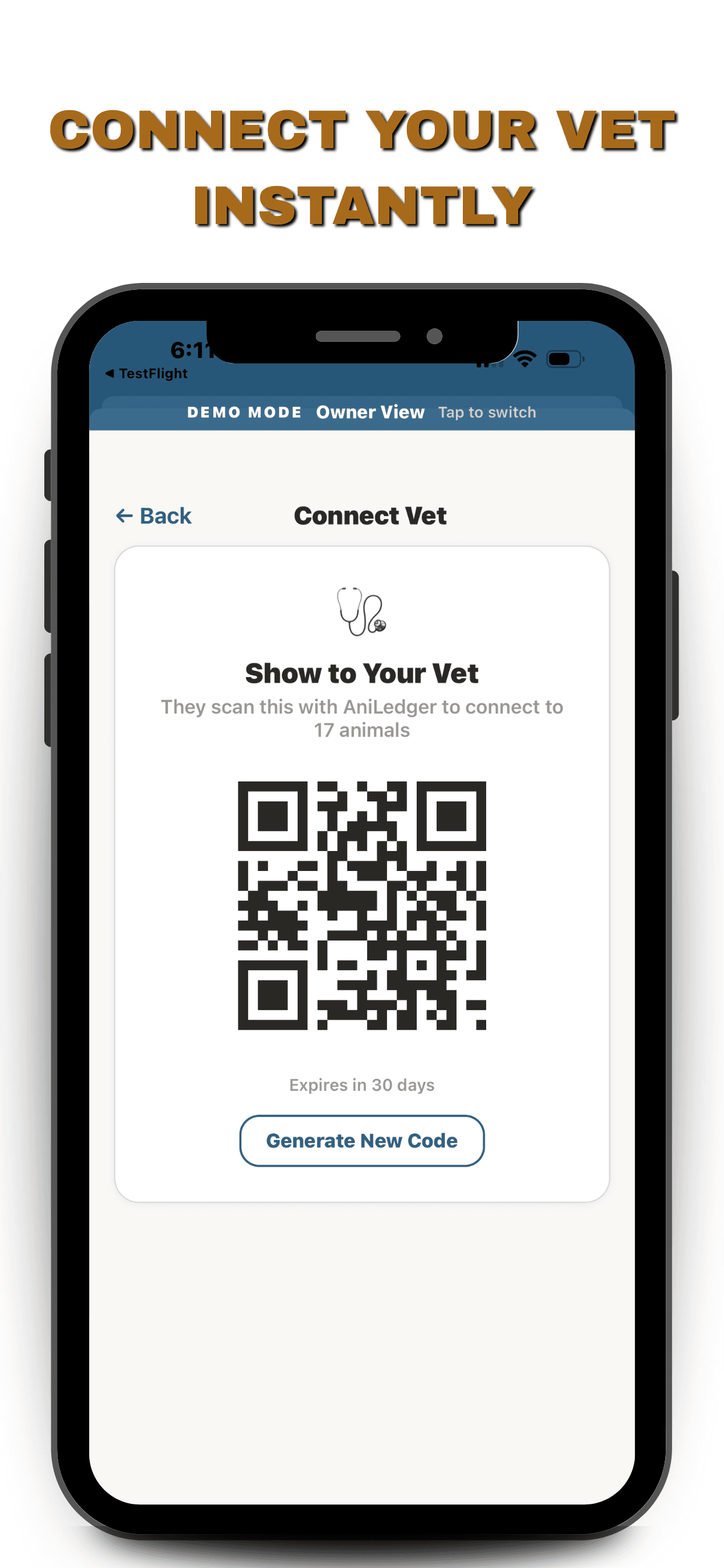 Connect your vet instantly — vet messaging